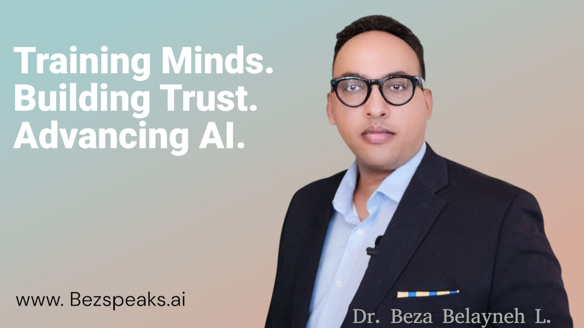 AI Dr. Beza Belayneh Prominent AI Speaker Banner
